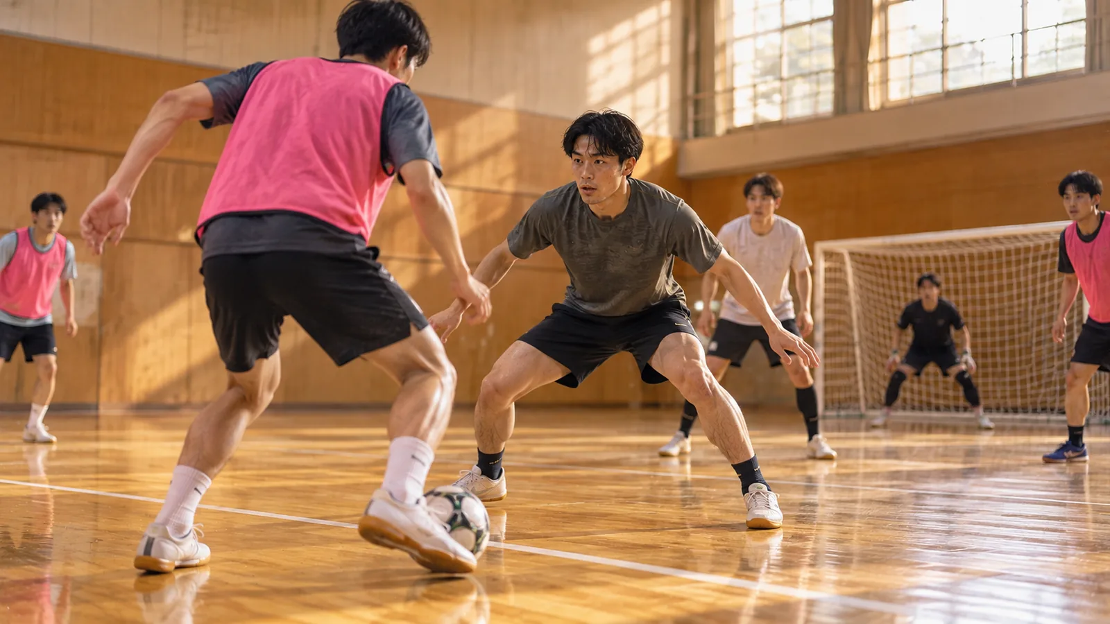 フットサルの守り方｜1対1で抜かれない人は、足を出す前に決めている
